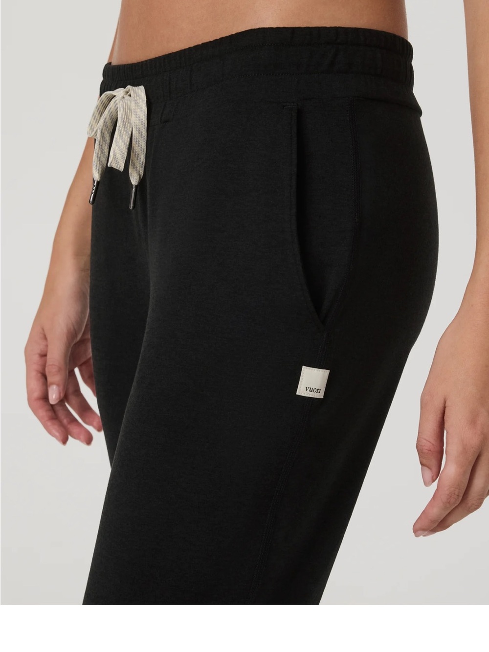 Vuori Black Women's Jogger Pants and Hoodie set